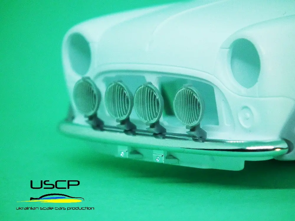 Uscp Mini Cooper Fog Lights Set 1:24 1
