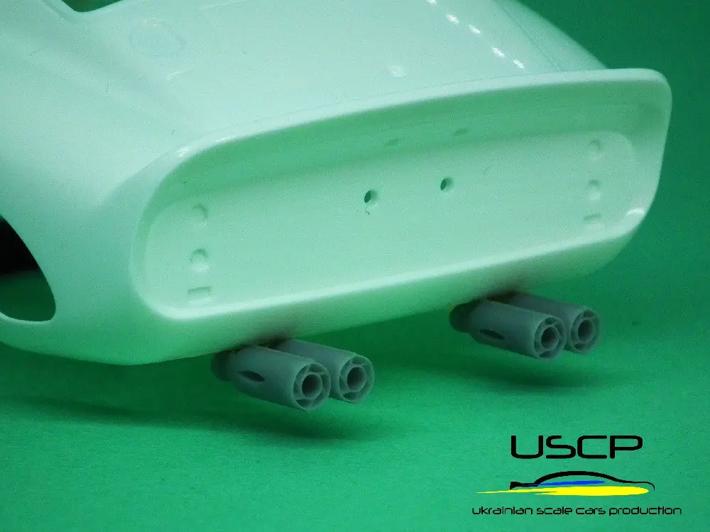 Uscp Ferrari 250 Gto Exhaust Pipes Set 1