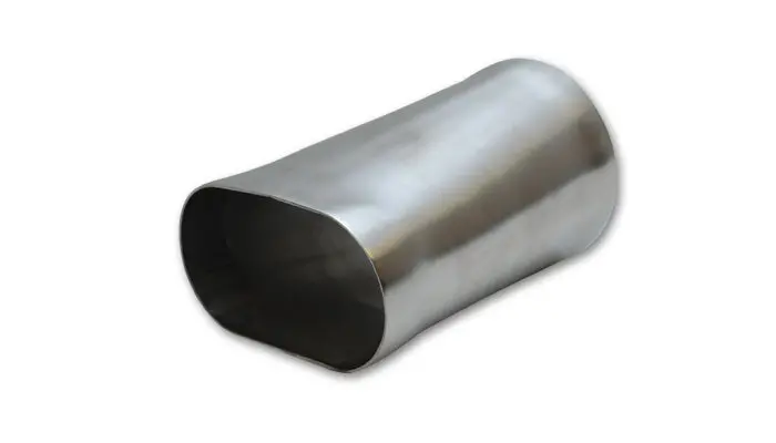 Vibrant Performance 3.5" Oval To 3.5" O.D. Round Transition Adapter (6" Long) 1