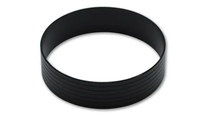 Vibrant Performance Aluminum Union Sleeve For 3" Tube O.D. - Hard Anodized Black 1