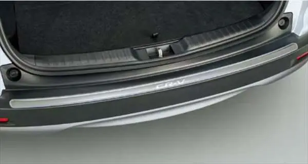 『Cr-V』 純正 Rt5 Rt6 Rw1 Rw2 リアバンパープロテクター（ステンレス製／Cr-Vロゴ付） パーツ ホンダ純正部品 バンパーガード ステップガード オプション アクセサリー 用品 1
