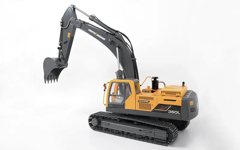 1/14 Scale Rtr Earth Digger 360L Hydraulic Excavator (Yellow) 1