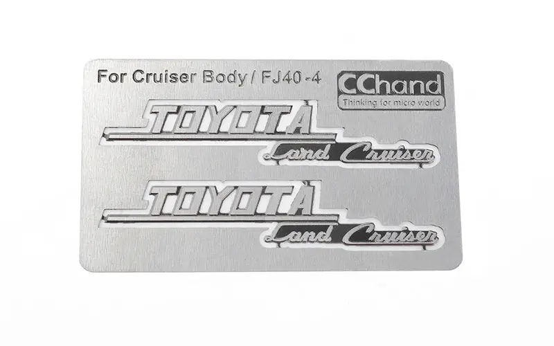 Side Metal Emblems For Rc4wd Cruiser Body (Side B) 1