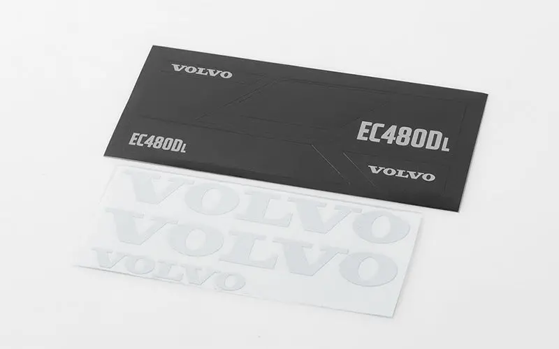 Volvo Decal Sheet Set For 1/14 Earth Digger 360L 1