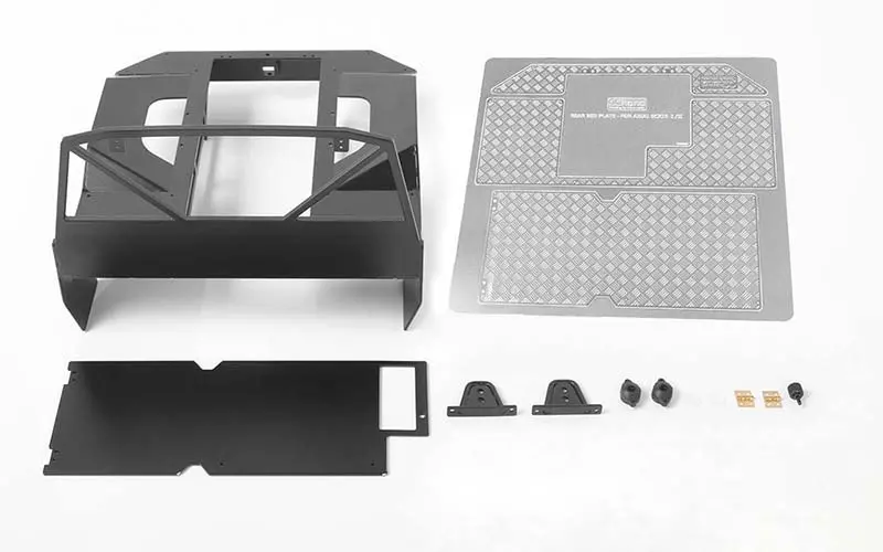 Metal Rear Bed For Mojave Body And Axial I & Ii (Style A) 1