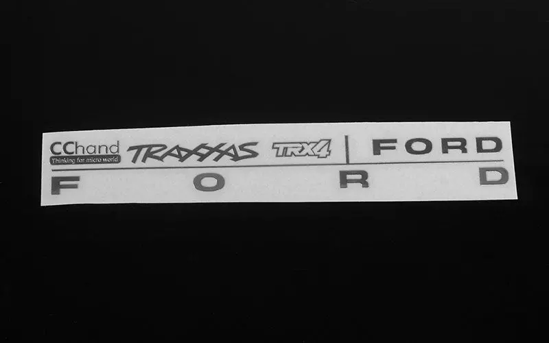 Front Metal Emblem For Traxxas Trx-4 '79 Bronco Ranger Xlt 1