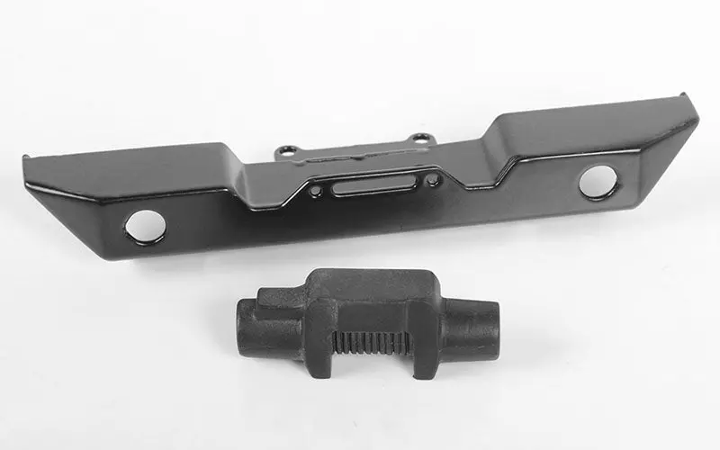 Eon Metal Front Bumper W/Plastic Winch For 1/18 Gelande Ii Rtr W/Black Rock Body (Black) 1