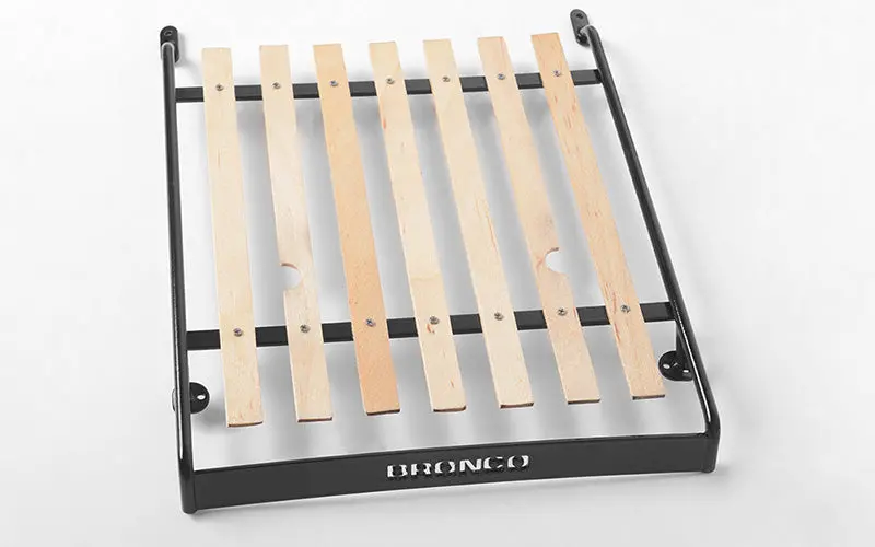 Wooden Roof Rack For Traxxas Trx-4 '79 Bronco Ranger Xlt (Black) 1