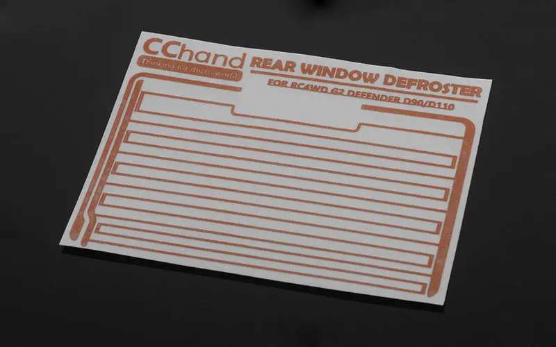 Rear Window Defroster Decal For Gelande Ii (D90/D110) 1
