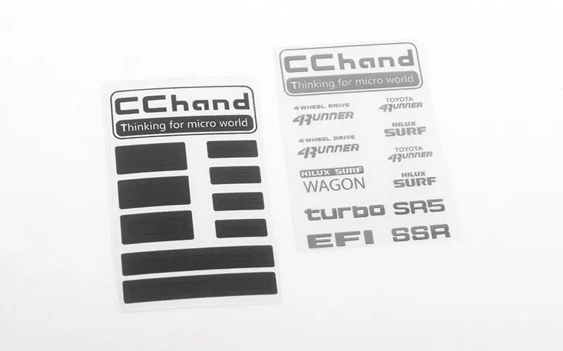 Metal Logo Decal Sheet For 1985 Toyota 4Runner Hard Body 1