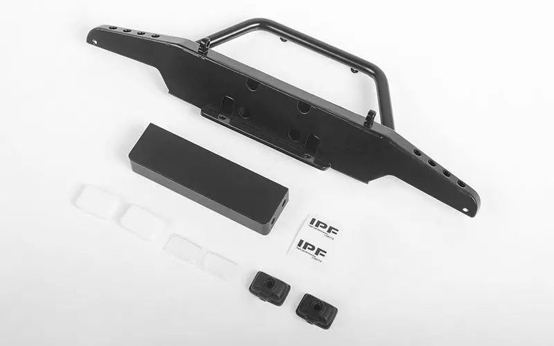 Steel Stinger Front Winch Bumper W/ Ipf Lights For Redcat Gen8 Scout Ii 1/10 Scale Crawler 1