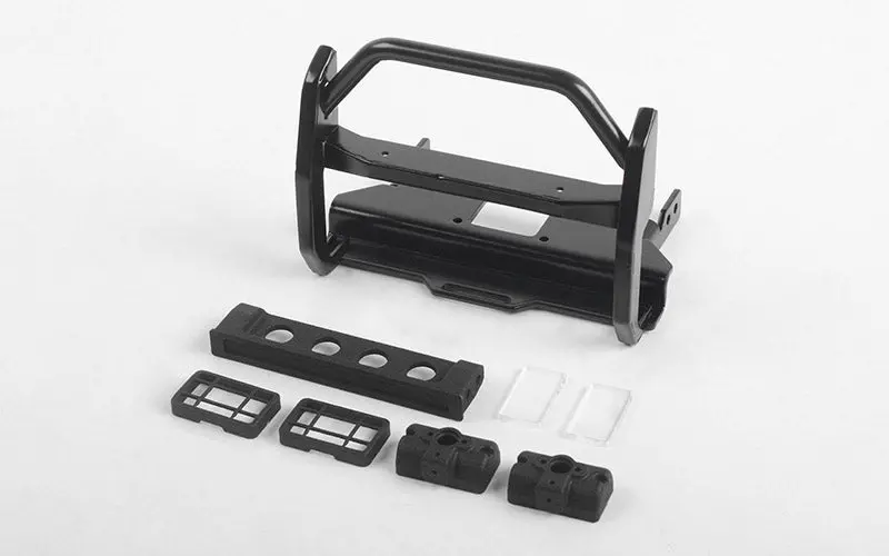 Wild Front Bumper W/ Flood Lights For Traxxas Trx-4 Mercedes-Benz G-500 1