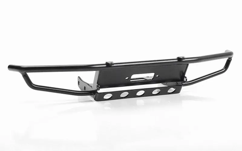 Guardian Steel Front Winch Bumper For Axial 1/10 Scx10 Ii Umg10 (Black) 1