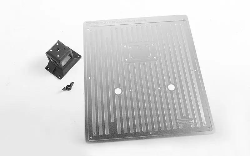Shield Steel Bed Cover W/ Tire Holder For Traxxas Mercedes-Benz G 63 Amg 6X6 1