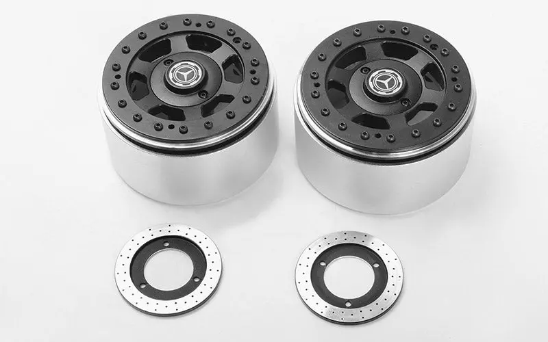 Tnk 2.2" Beadlock Wheels W/ Brake Discs (2X) 1