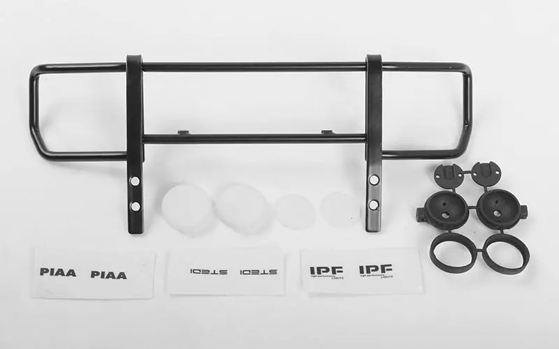 Command Front Bumper W/ White Lights For Traxxas Mercedes-Benz G 63 Amg 6X6 1