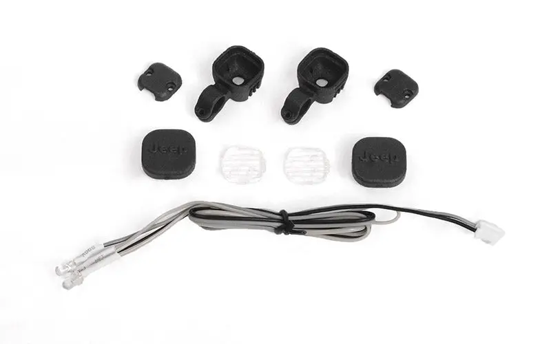 Offroad Light Set W/ Led Light Kit For Axial 1/10 Scx10 Iii Jeep (Gladiator/Wrangler) 1