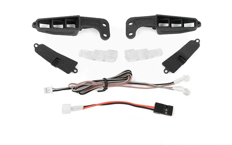 Fog Lights W/ Led Lighting System For Traxxas Trx-4 2021 Ford Bronco 1