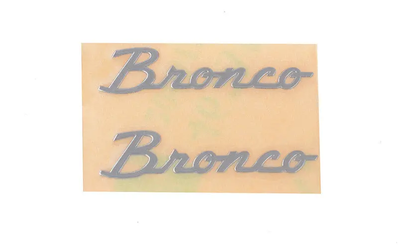 Body Decals For Traxxas Trx-4 2021 Ford Bronco (Silver) 1