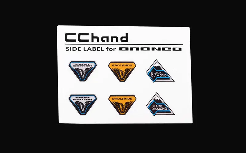 Body Decal Set For Traxxas Trx-4 2021 Ford Bronco 1
