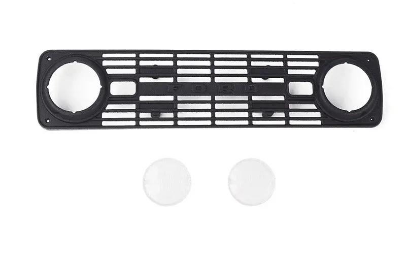 Front Grille And Lenses For Axial Scx10 Iii Early Ford Bronco (Black) 1
