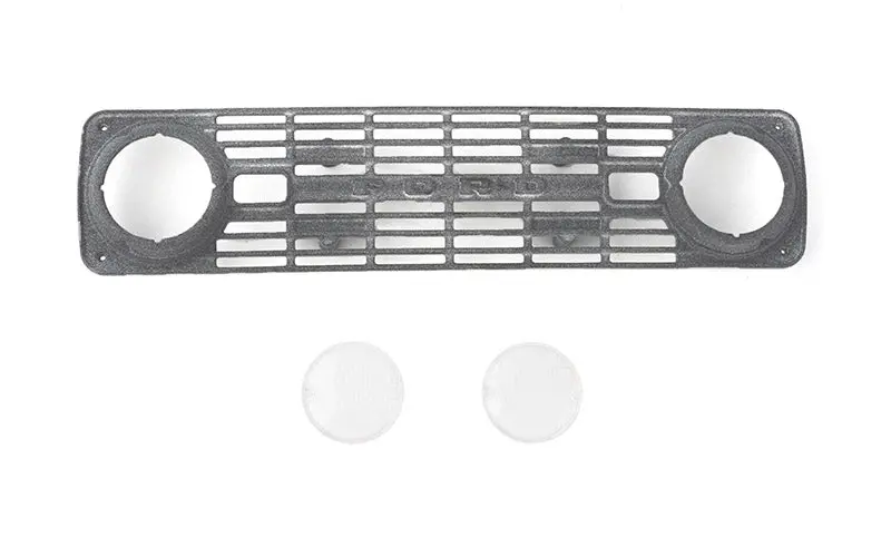 Front Grille And Lenses For Axial Scx10 Iii Early Ford Bronco (Gray) 1