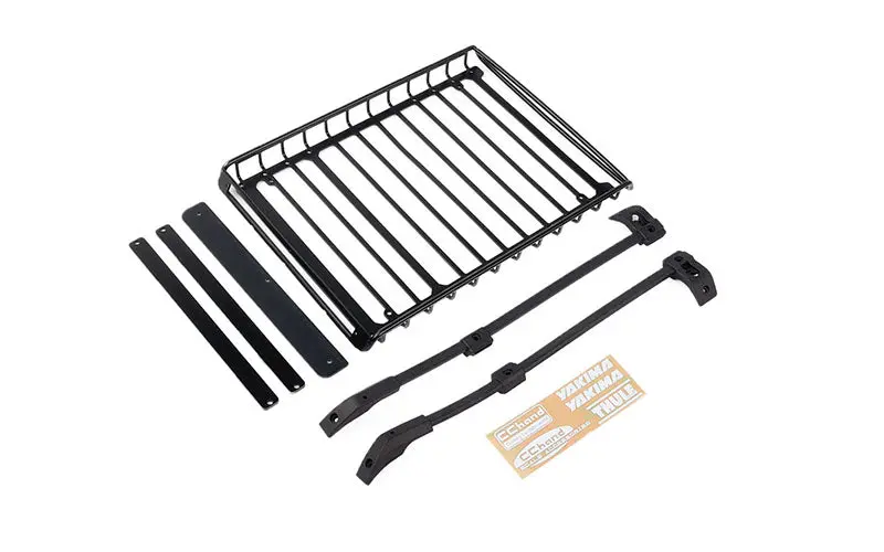 Steel Tube Roof Rack W/Roof Rails For Traxxas Trx-4 2021 Ford Bronco 1
