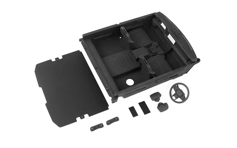 Detailed Interior Cab W/Rear Deck Cover For Traxxas Trx-4 2021 Ford Bronco 1