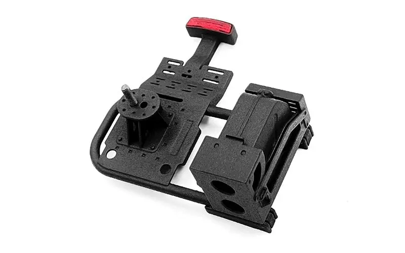 Spare Tire Holder W/ Brake Light And Fuel Tank For Traxxas Trx-4 2021 Ford Bronco 1