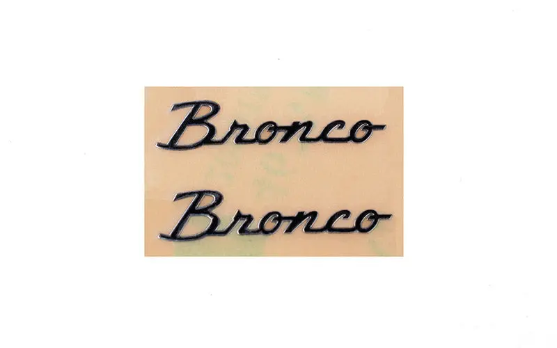 Body Decals For Traxxas Trx-4 2021 Ford Bronco (Black) 1