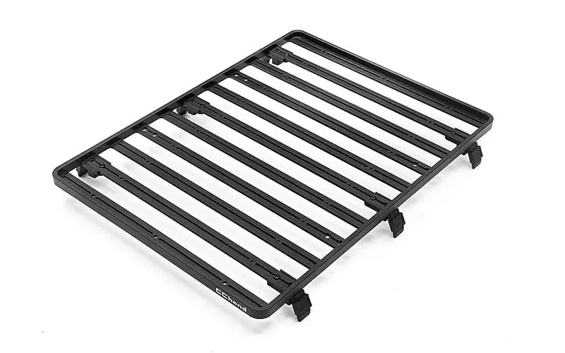 Flat Roof Rack For Rc4wd Trail Finder 2 Truck Kit "Lwb" W/ 1980 Toyota Land Cruiser Fj55 Lexan Body Set 1