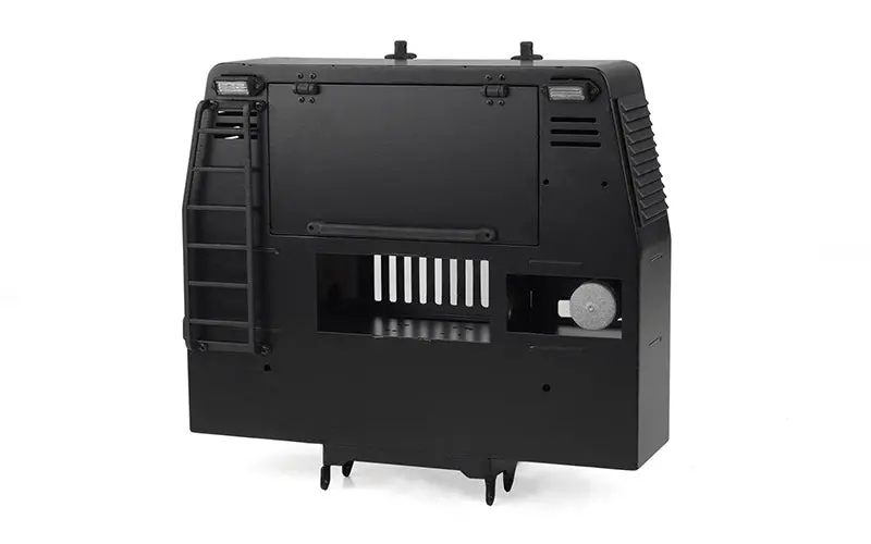 Headache Rack Cabinet W/ Battery Box For Traxxas Trx-6 Ultimate Rc Hauler (Black) 1