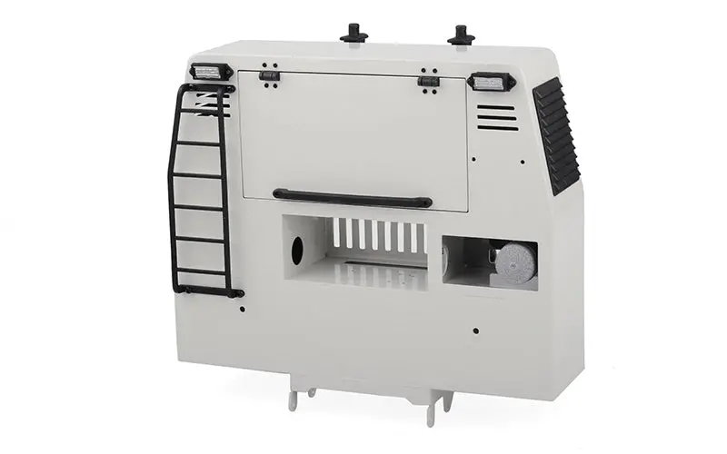 Headache Rack Cabinet W/ Battery Box For Traxxas Trx-6 Ultimate Rc Hauler (White) 1