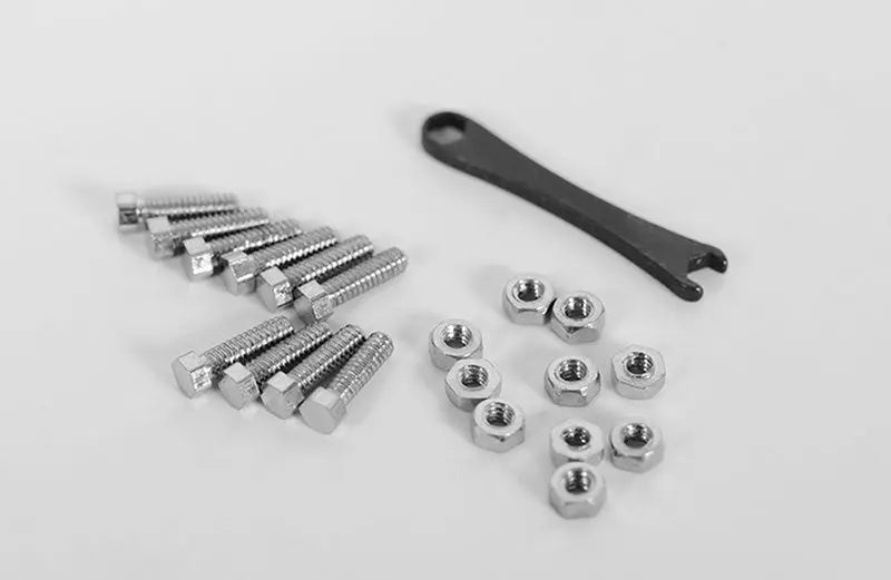 Ultra Scale Hardened Steel Driveshaft Hardware & Wrench 1