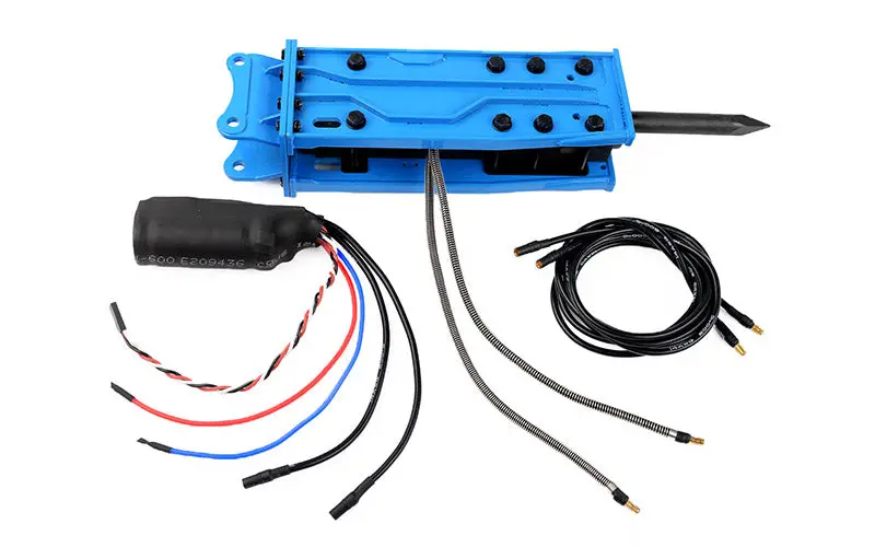 Breaker / Hammer Accessory For 1/14 Scale Rtr Earth Digger 360L Hydraulic Excavator (Blue) 1