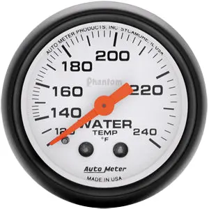 Autometer Phantom Water Temperature Gauge (Mechanical) 1