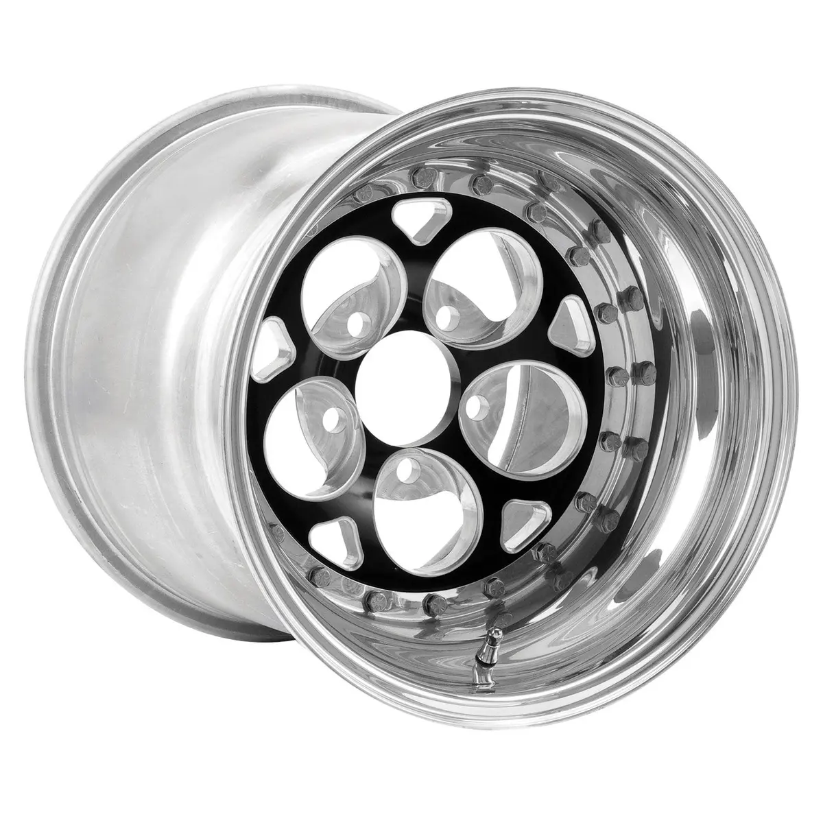Magnum Iii Rt Rim We792P-510278 – Polished Aluminum Center With Gloss Black Lip 1