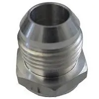 Weld Bung, Aluminum, -10 An Male Flare, Has Appropriate Bore Throughout And Seat In The Back End For 1