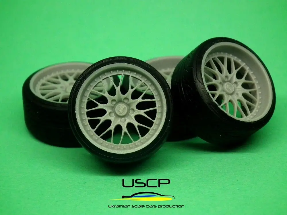 Uscp Work Rezax Ii With Stance Tires 18 Inch 1:24 - 24W072 1