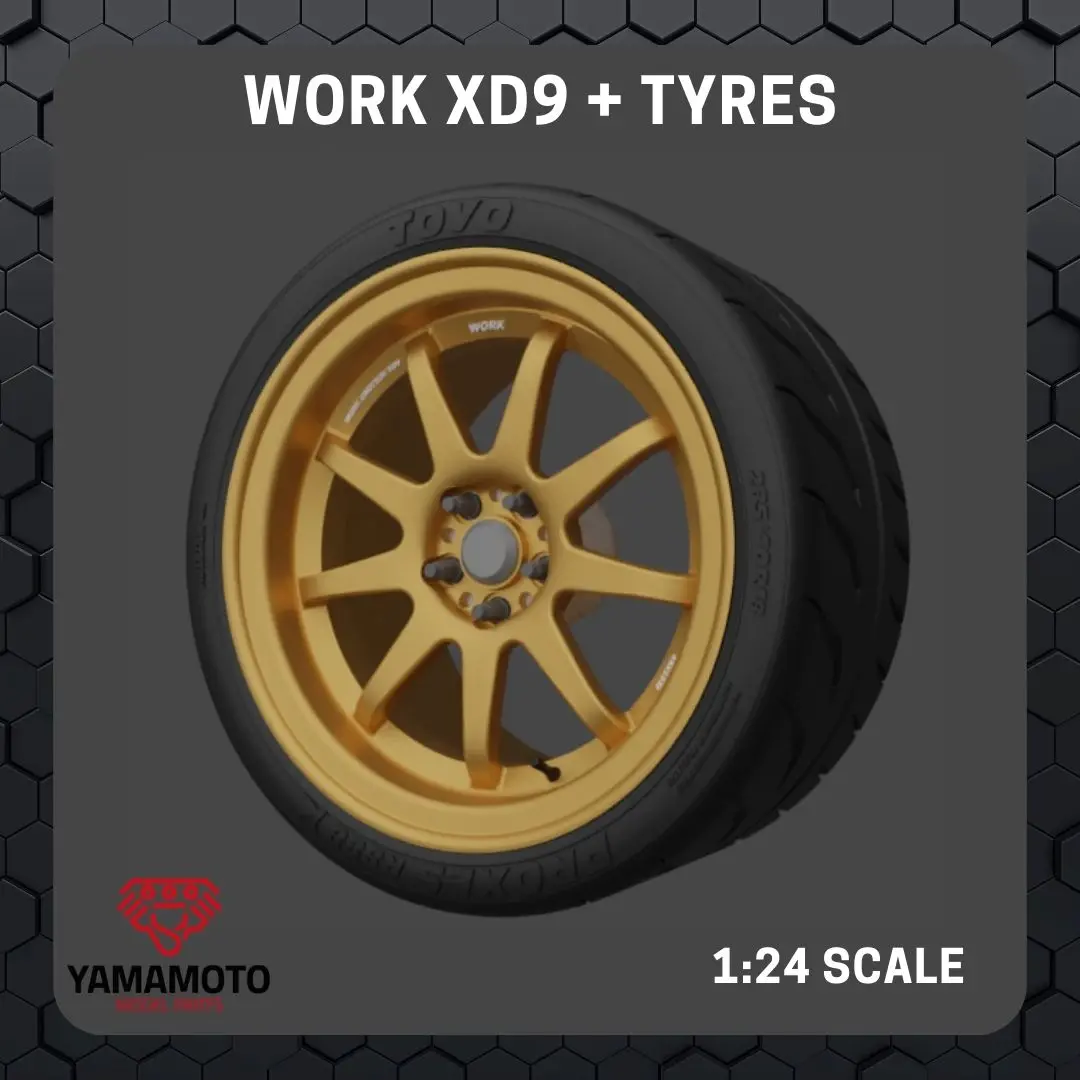 Yamamoto Work Xd9 18" Prokit + Tires 1