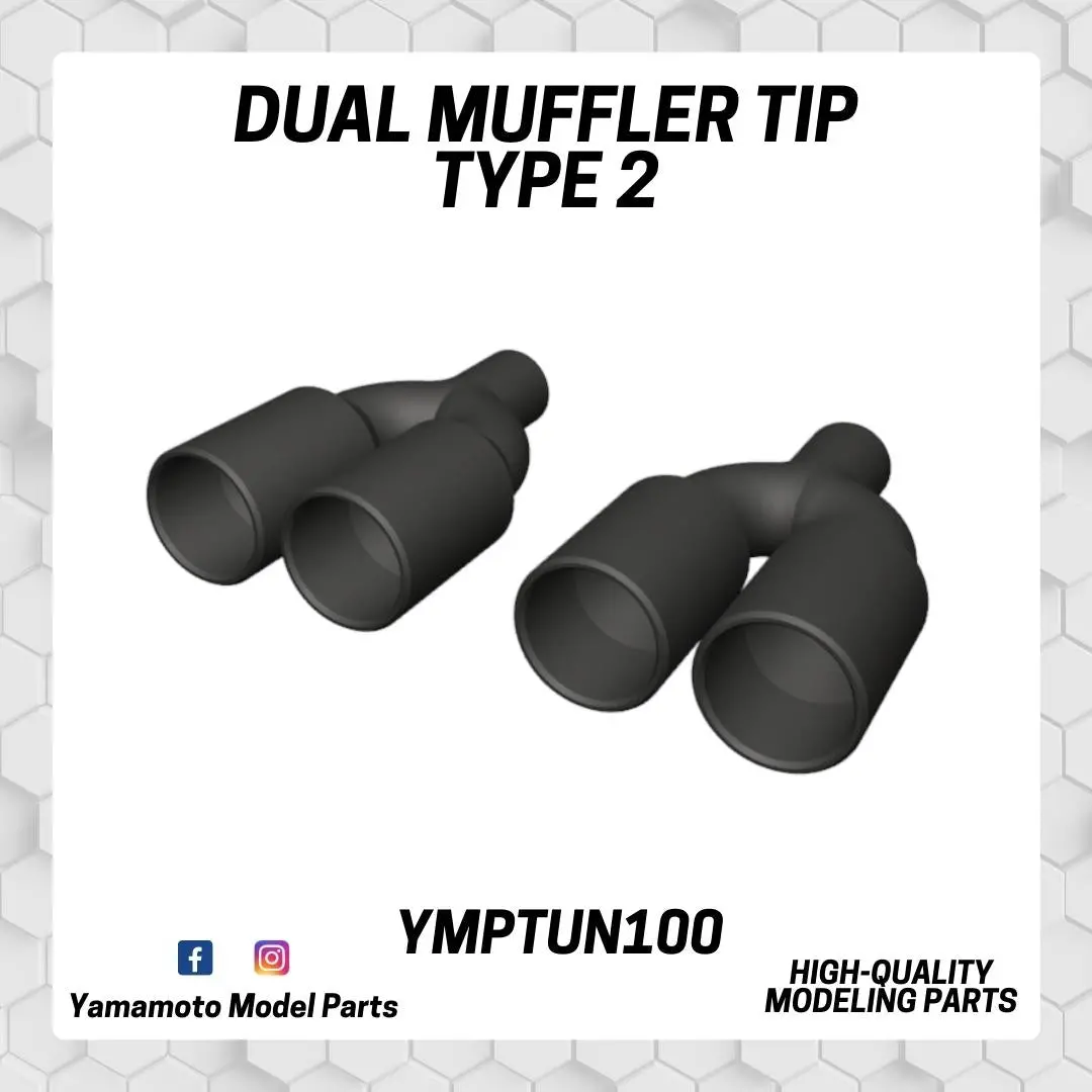 Yamamoto Dual Muffler Tip Type 2 1