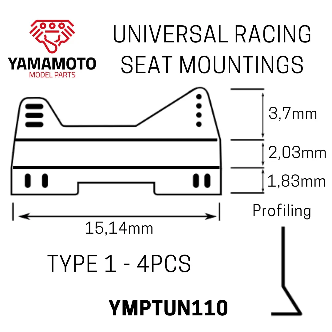 Yamamoto Uni. Racing Seat Mounting Type 1 1