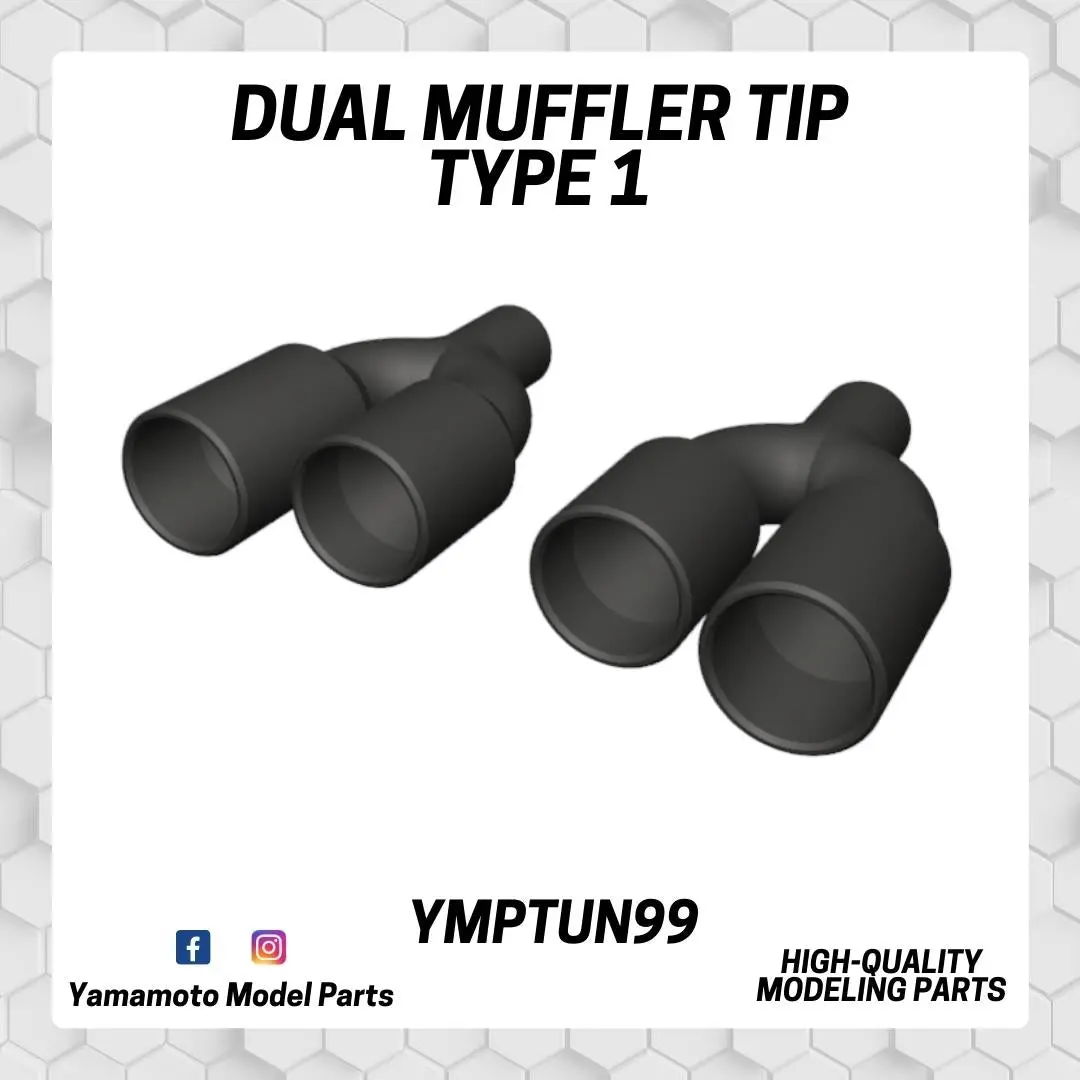 Yamamoto Dual Muffler Tip Type 1 1