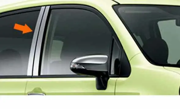 『ポルテ』 純正 Ncp141 Ncp145 Nsp140 ピラーガーニッシュ メッキ調 パーツ トヨタ純正部品 エアロパーツ Porte オプション アクセサリー 用品 1