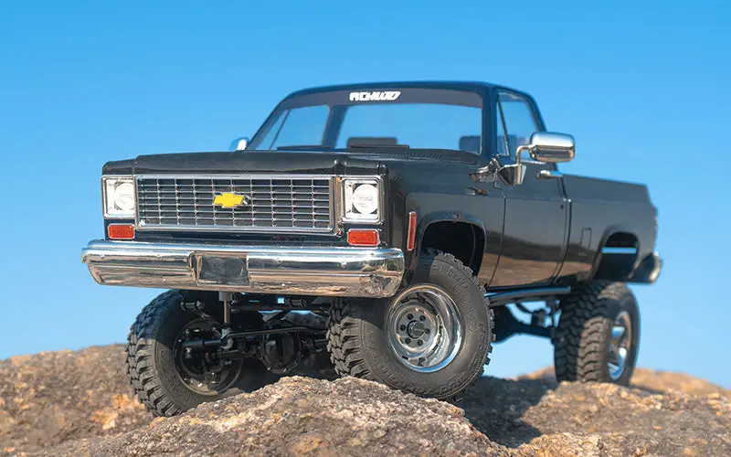 Rc4wd Trail Finder 2 "Lwb" Rtr W/ Chevrolet K10 Scottsdale Hard Body Set (Black) 1