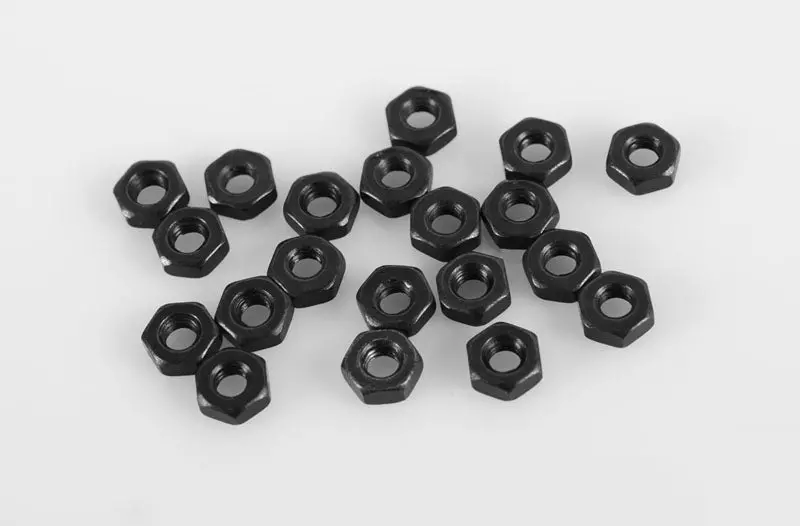 Regular M2.5 Black Nuts (20) 1