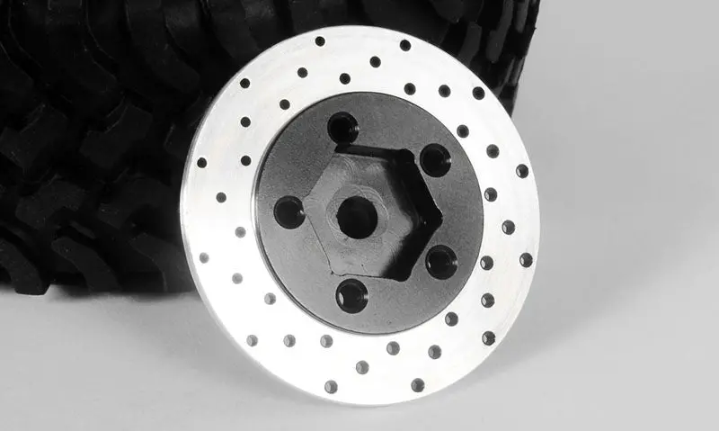 1.9 5 Lug Steel Wheel Hex Hub With Brake Rotor 1