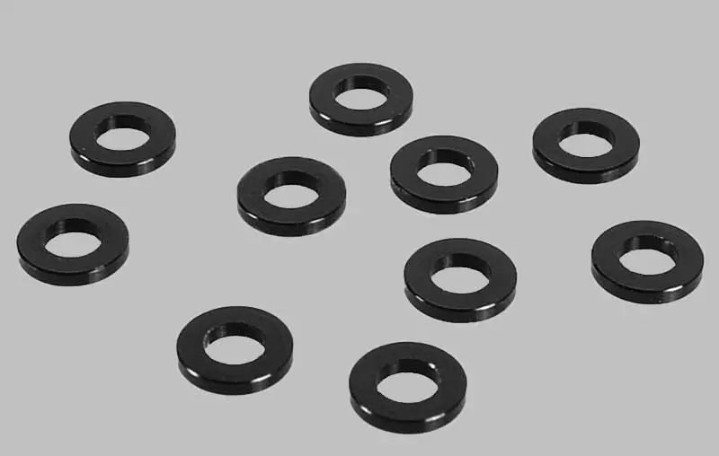 1Mm Black Spacer With M3 Hole (10) 1