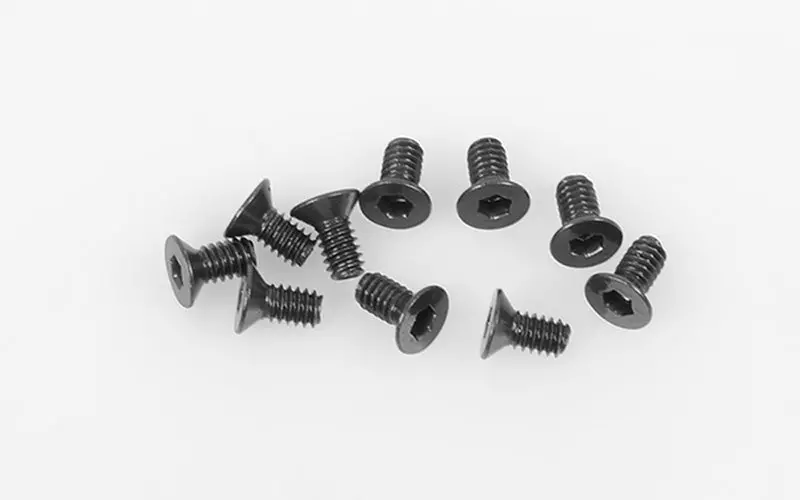 Steel Flat Head Cap Screw M2 X 4Mm (10) 1