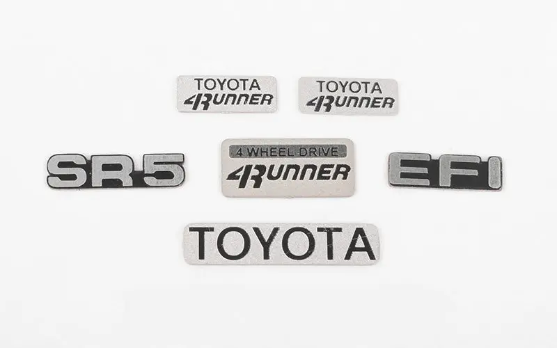 Rc4wd 1985 Toyota 4Runner Emblem Set 1